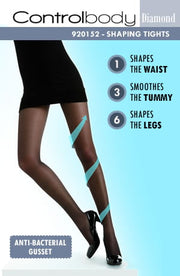 Control Body - Shaping Tights - Grey / Anthracite
