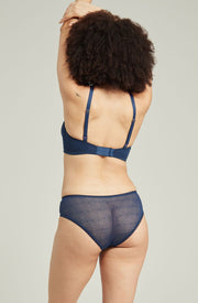 The Sheer - Deco Hipster Brief Navy
