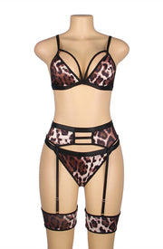 YesX Leopard Print Sexy Set