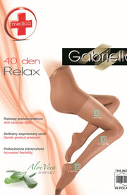 Gabriella - Classic Relax Tights Gazela - Beige