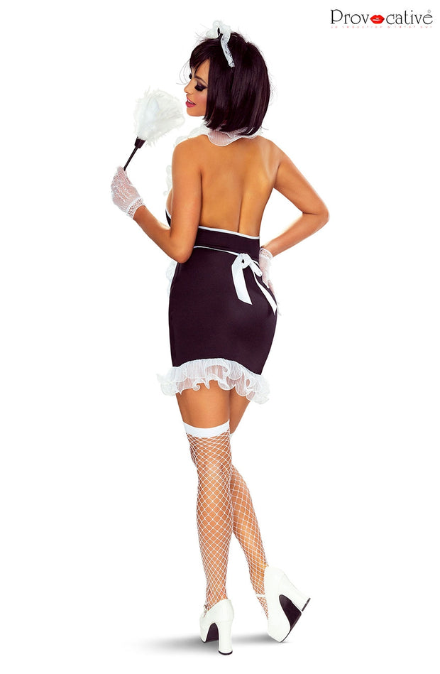 Provocative Roleplay Dress Maid Costume