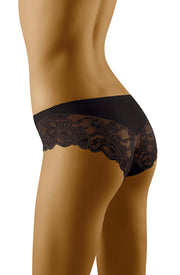 Wolbar Emma Lovely Black Brief with Charming Lace Detailing