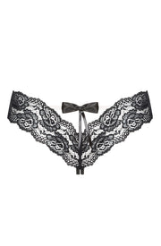 Beauty Night Selina Black Lace Thong with Silicone Shaping