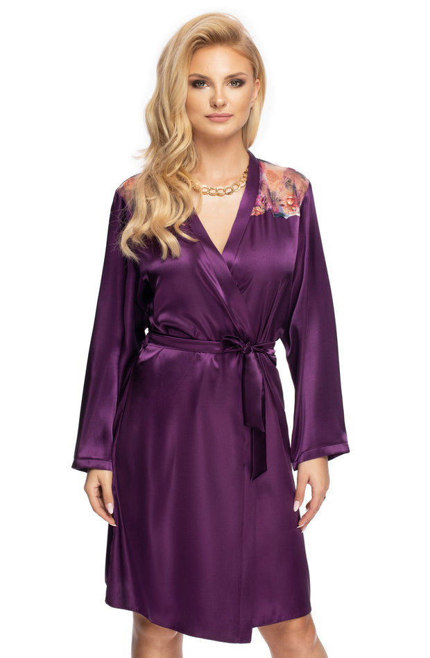 Irall - Shelby Dressing Gown Purple