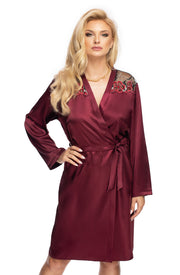 Irall - Elodie Dressing Gown Plum