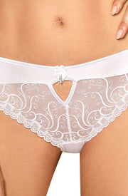 Roza Anuk Luxurious Embroidered Brief with Jewel Detail