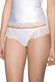 Roza Erii Soft Delicate Thong with Keyhole Design and Diamante Detail