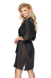 Irall Sharon Black Dressing Gown