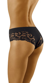 Wolbar Cara Lovely Black Brief with Gorgeous Lace Detail