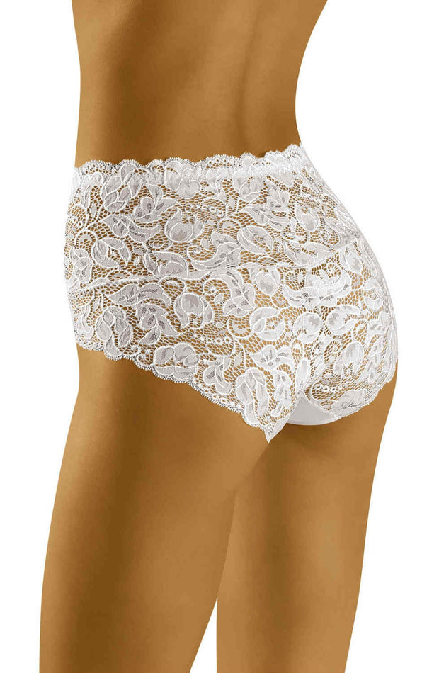 Wolbar - Floral Lace Brief White