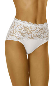 Wolbar - Floral Lace Brief White
