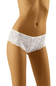 Wolbar Ziva White Fabulous Brief with Lace Detailing